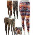 Colorful Patterned Fleece Leggings